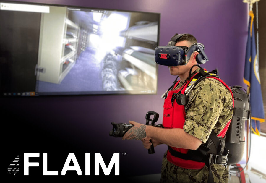 FLAIM Systems introduces the FLAIM Trainer T3, a virtual reality training program for firefighters.