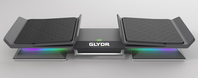 GLYDR successfully achieved its funding goal for a virtual reality foot controller within a span of 40 minutes.